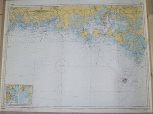 冷戦ロシア 当時の航海図 26169 ソ連国防省航海海洋主局 門外不出