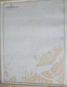 冷戦ロシア 当時の航海図 12103 ソ連国防省航海海洋主局 門外不出