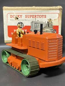 英 Dinky Supertoys #563　Blaw-Knox Heavy Tractor　　ディンキー　ブローノックス　トラクター　建設 重機 絶版 vintage England Meccano