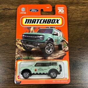 マッチボックス MATCHBOX 2021 FORD BRONCO フォード ブロンコ