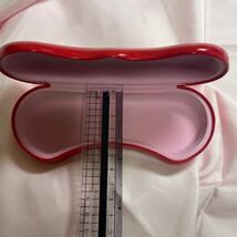 MUJ ミス ユニバース ジャパン メガネケース ２個 赤色のケースに汚れ、傷有り_画像6