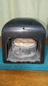 昭和レトロ 櫓炬燵 行火（あんか）炭こたつ 猫行火 猫火鉢 豆炭コタツ 古民具 レトロストーブ 灰が残っているのですぐに使えます　中古品