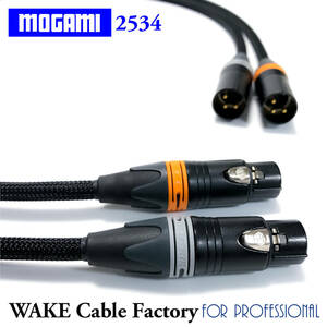 * premium specification!MOGAMI2534*XLR balance cable 1m stereo pair 