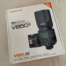 【中古品】Y476◆Godox ゴドックス Ving V850II スピードライト ストロボ GN60 1/8000s HSS 汎用シュー 技適マーク◆_画像1