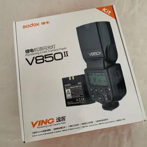 【中古品】Y476◆Godox ゴドックス Ving V850II スピードライト ストロボ GN60 1/8000s HSS 汎用シュー 技適マーク◆