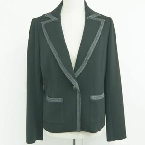 ＃01【即決】◇バルマン BALMAIN レリアン◇ニットジャケット トップス 黒 大きいサイズ13+＃865934