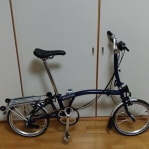 美品 人気色テンペストブルー ブロンプトン BROMPTON M6R 2021年式の画像4