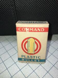 COMMAND PLASTIC BULLET model gun . circle 25 departure in box box size approximately 5.5×4×1.5cm sphere length approximately 1.5cm model gun 1960 period regular price 50 jpy 