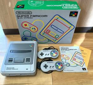 #11190【1円スタート】Nintendo スーパーファミコン 本体 コントローラー 取り扱い説明書 動作未確認品