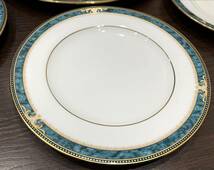 #11102　Noritake ノリタケ ESSEX COURT エセックスコート 4727 プレート 皿 洋食器 6枚_画像6