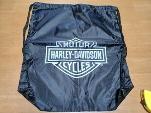 ■未使用品/即決送料無料■ハーレーダビッドソン純正ナップサック/リュックサックHARLEY-DAVIDSONバー&シールド/BAR&SHIELD