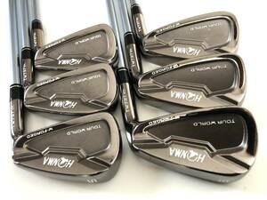 本間 ホンマ HONMA ツアーワールド TOURWORLD TW737Vn ブラックニッケル仕上げ アイアン 5-10 6本 VIZARD IN 65 SR　※拡大画像あり