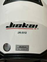 Jiekai ジェットヘルメット JK-512 2018年製 Lサイズ フルフェイス バイク ヘルメット オートバイ フルフェイスヘルメット_画像9