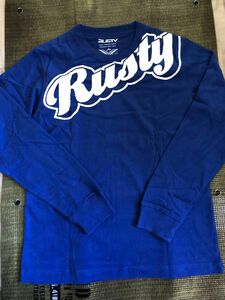 Rusty ラスティ　長袖Tシャツ　ロンT ブルー 青 サイズM