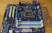 【動作品】GIGABYTE GA-B75M-D3H ＋ INTEL i5-3450S_画像1