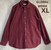 グローバルワーク　GLOBAL WORK 長袖シャツ　XL 綿100%_画像1