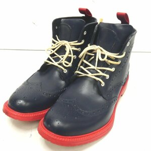 Dz787061 リーガル ブーツ MR5J NAVY 71HR RE Mサイズ ネイビー×レッド REGAL 中古