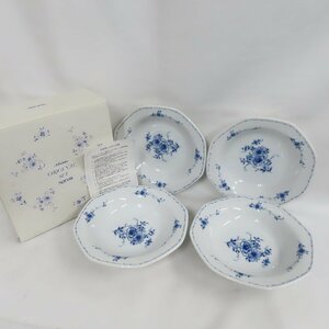 Ts776761 ノリタケ 皿 オリジナルセット 花柄 NOEVIR ４枚セット NORITAKE 未使用/保管商品