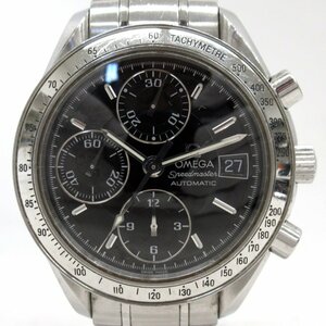 KR222631 Omega wristwatch self-winding watch chronograph Speedmaster black series face OMEGA used 