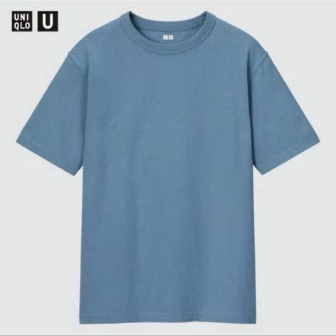 新品タグ付●UNIQLO U ルメール　クルーネックTシャツ　XL ブルー