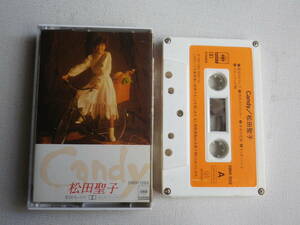 ◆カセット◆松田聖子　Candy 野ばらのエチュード　歌詞カード付　 中古カセットテープ多数出品中！
