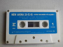 ◆カセット◆中森明菜　NEW AKINA　エトランゼ　歌詞カード付　 中古カセットテープ多数出品中！_画像6