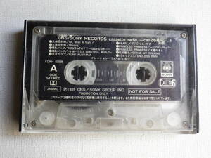 ◆カセット◆非売品プロモ　CBS/SONY RECORDS Cassette radio Call266 DJナレーション入り　ソニー　中古カセットテープ多数出品中！