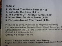 ◆カセット◆スティング　STING / THE DREAM OF THE BLUE TURTLES 　輸入版　中古カセットテープ多数出品中！_画像10