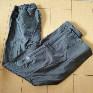 送230★L-S◆モンベル ゴアテックス・GORE-TEX ストームクルーザーパンツ メンズ　L　0863　レインウェア　montobell 即決　グレー 