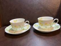 ◎希少美品　D357ABC　NORITAKE 1976年 Bone china ノリタケ スタジオコレクション　カップ＆ソーサ２客. (同梱OK) _画像1