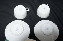 ◎希少美品　D359　　NORITAKE ノリタケ　Fair lace 1639j　カップ＆ソーサ　the national trust 2客