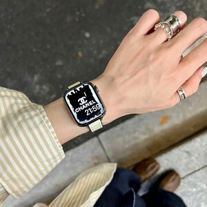 Apple watch アップルウォッチ バンド ベルト 　2点セット　レザー　シリコン