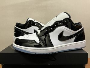 NIKE AIR JORDAN 1 LOW SE ナイキ エアジョーダン ロー 白 黒 コンコルド 28.5 US10.5 DV1309 100 Concord