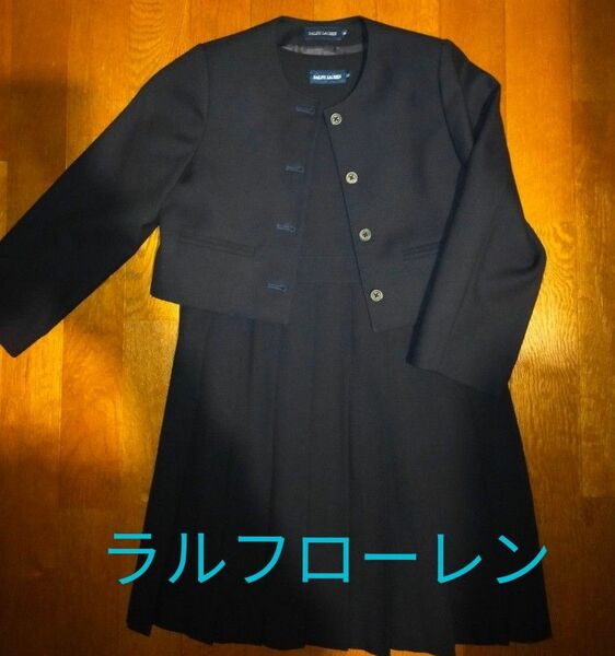 ラルフローレン　ジャケット＋ワンピース＋シャツセット　サイズ120 濃紺　卒園式　フォーマル　美品 女子