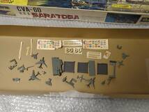 Revell レベル　空母シリーズ　U.S.S.SARATOGA　CVA-60　サラトガ　1/540スケール（ジャンク品）現状品　当時物包装紙付_画像3