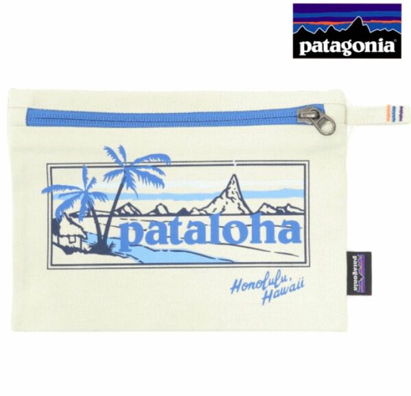 新品 Patagonia パタゴニア　ハワイ限定　PATALOHA SIGN ZIPPERED ポーチ パタロハ　日本未発売