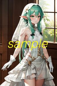 ☆ High Elf Archer/ Goblin Slayer ゴブリンスレイヤー 高画質 高品質 A4サイズ アート ポスター セクシー 同人 巨乳 美尻 下着