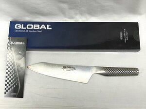 中古品 グローバル/GLOBAL 文化包丁 G-4 刃渡り18cm Oriental Cook 肉・魚・野菜切り サビ・刃こぼれあり