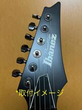 GOTOH SG381 MG-T Cosmo Black/ L6/ 07 Button/ ゴドーロックペグ　左サイド6連　コスモブラック_画像3