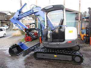 『重量4T』希少☆leftrightチルドブレートincluded(排土板)　Excavator.MitsubishiMM40SR☆全塗装.増速☆座席.ハサミ.スケルtonneバケットNew item●下取り買取ОK！