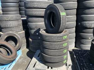 ★6本まとめ売り特価☆【中古タイヤ A1595】2022年製 7分山 ブリヂストン 195/85R16 114/112L LT BLIZZAK W979 