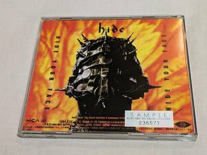 hide HIDE YOUR FACE 非売品 サンプル CD 希少 レア
