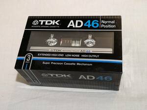 未開封品 TDK カセットテープ AD46 ノーマルポジション 3巻セット 即決