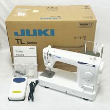 【美品】 JUKI TL-30SC 職業用 本縫い ミシン 裁縫 付属 テーブル 元箱付き 通電確認済 現状品_画像1