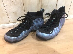 NIKE AIR FOAMPOSITE ONE PRM ABALONE BLACK/AURORA GREEN-BLACK 575420-009 ナイキ エア フォームポジット ワン size 27cm