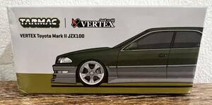 【新品】 ターマック　ベルテックス　トヨタ　マーク2 　JZX100　ダークグリーン　TARMAC 1/64