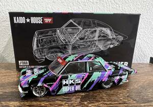 MINI-GT 1/64 街道ハウス ミニＧＴ ダットサン 510 プロストリート HKS V1