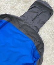 【裏地シームレス★】Мサイズ 美品 MIZUNO OUTDOOR レインジャケット/青◆高機能ベルグテック生地☆ミズノアウトドア (2)_画像7