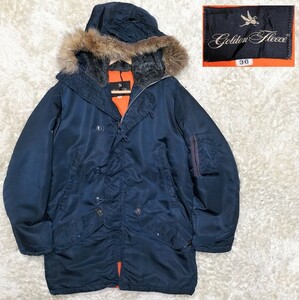 [ Vintage black tag *] size 36 superior article SPIEWAK flight jacket N-3B/ navy *SCOVILL zipper * Spiewak (2)