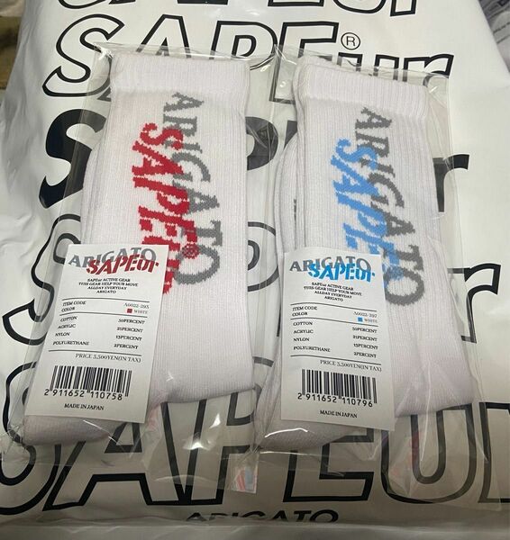 SAPEur × ASSC Crew socks 2足セット